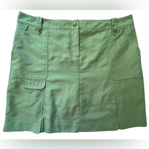 Izod Golf Light Lime Green Golf Skort, Size 10